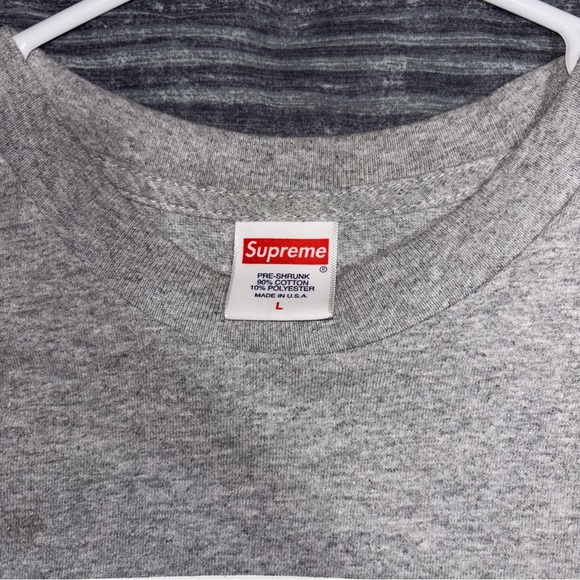 Supreme Gray Rick Rubin T-shirt L - Picture 3 of 3